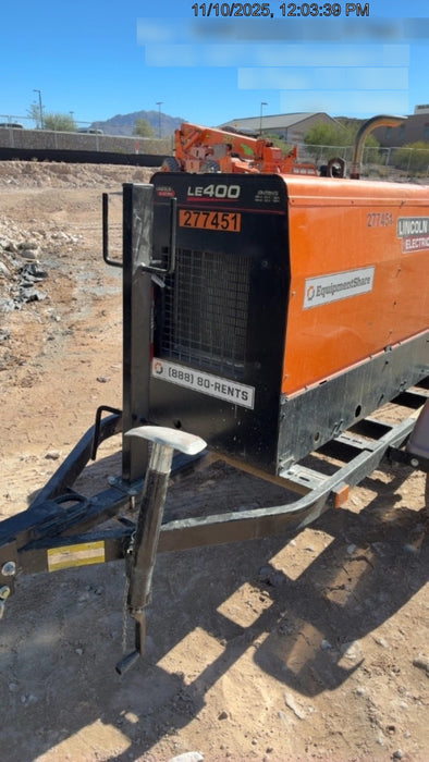 2022 Lincoln Electric LE400 Kubota V1505, Trlr, Cable Rack, Light Kit, ES Decals, T3