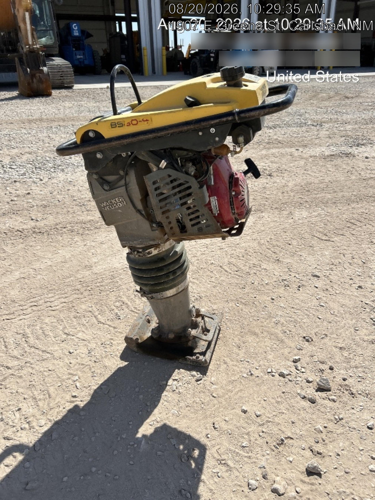 2020 WACKER NEUSON BS60-4As