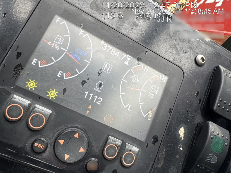 2019 Manitou MTA10055 Canopy, 120 HP, Solid Tires, Work Lights, Lift Hook, Auxiliary Hydraulics 66" Carriage and 60" Forks