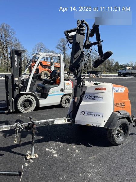 2023 Generac MLT2 Diesel, Flex Switch 120V Input, Powerzone Controller, (4) 320W LED Lights, 4kW Generator, 39.9 Gal Fuel Tank, 2" Ball, T3