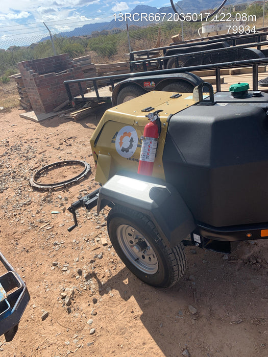 2022 Allmand NLV3GR (4) LED Light Fixture 350W, 23' Vertical Mast, 3kW Prime, Towable, ES Decals, T3