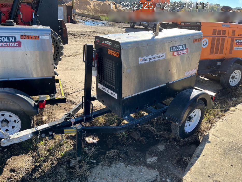 2024 Lincoln Electric LE400 Kubota V1505, Trlr, Cable Rack, Light Kit, ES Decals, T3