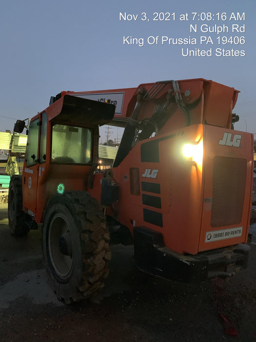 2020 Skytrak 10054 Cab/Heat/Air, Solid Tires, Work Lights, Beacon, Aux Hydraulics, Back up Alarm, Lifting Eye, ES Decals