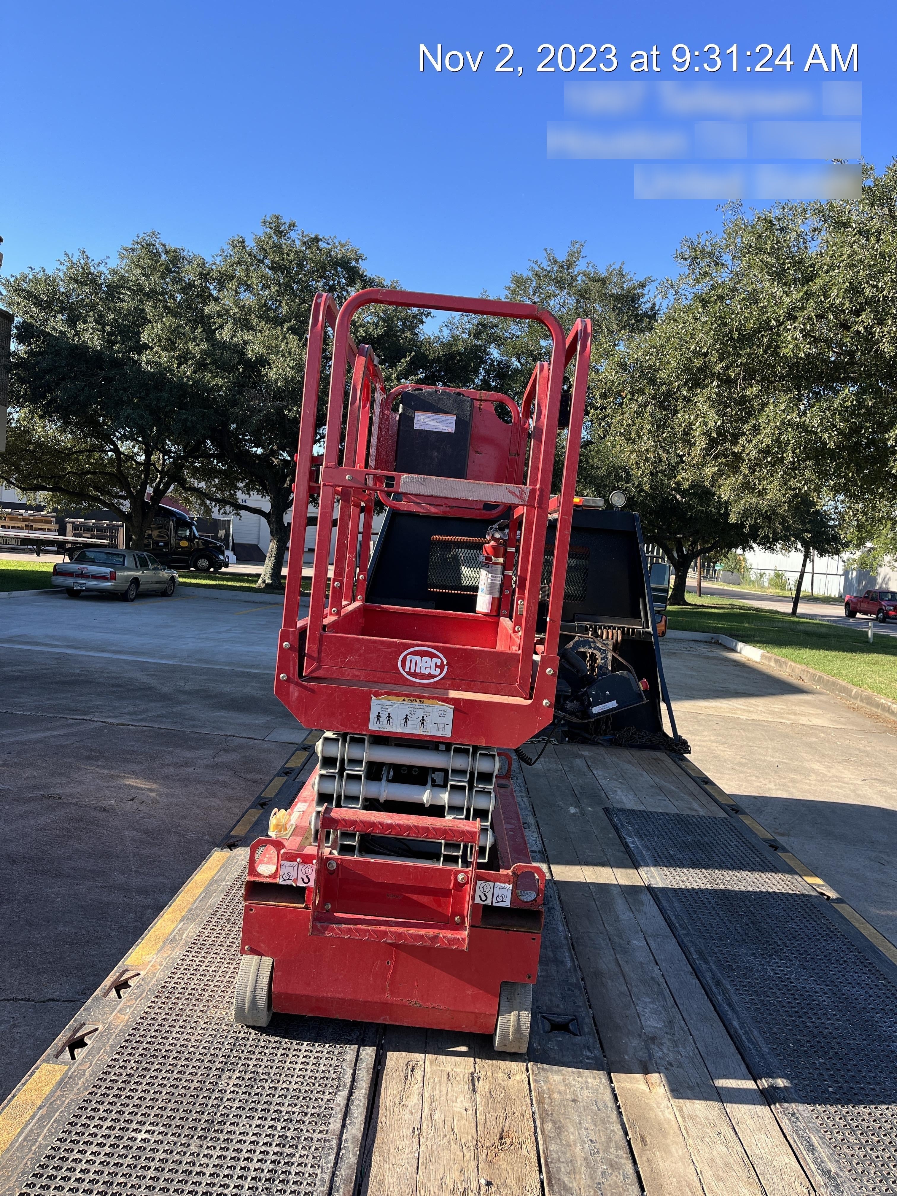 2019 MEC 1330SE Motion Alarm, Beacon, Includes MachineLink keypad and telematics device