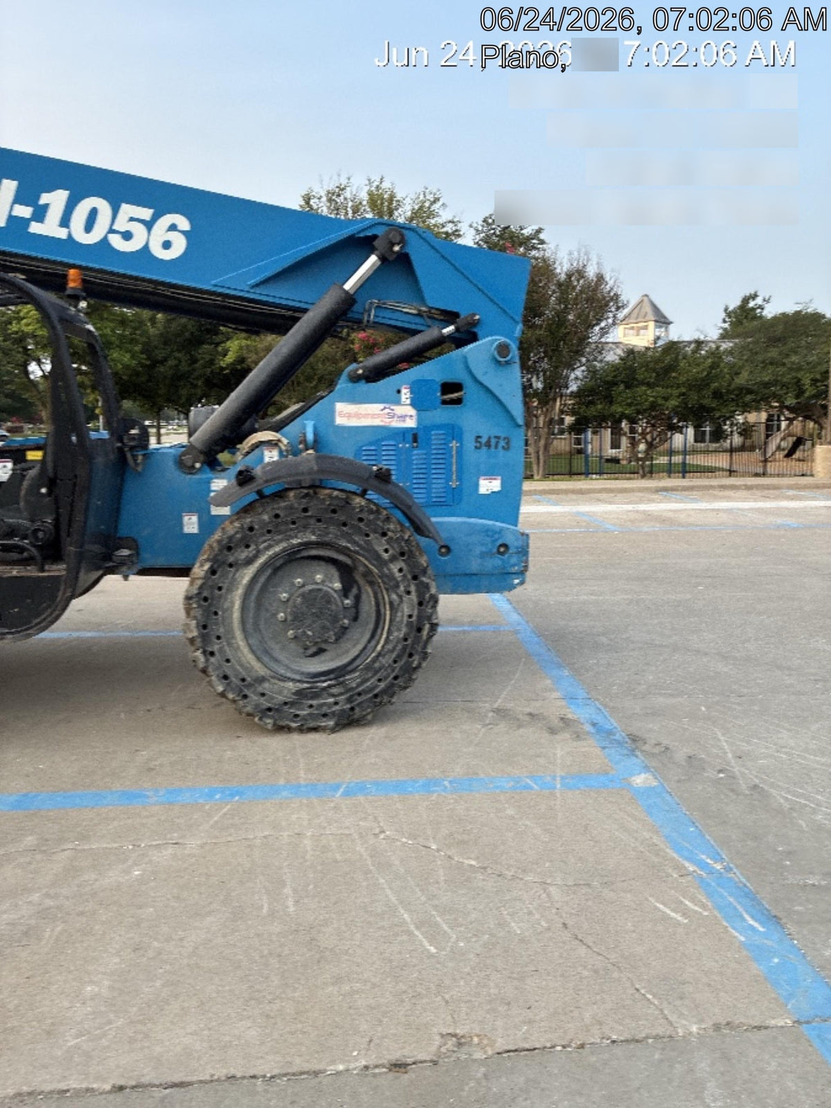 2017 Genie GTH-1056 Open Cab/Solid Tires