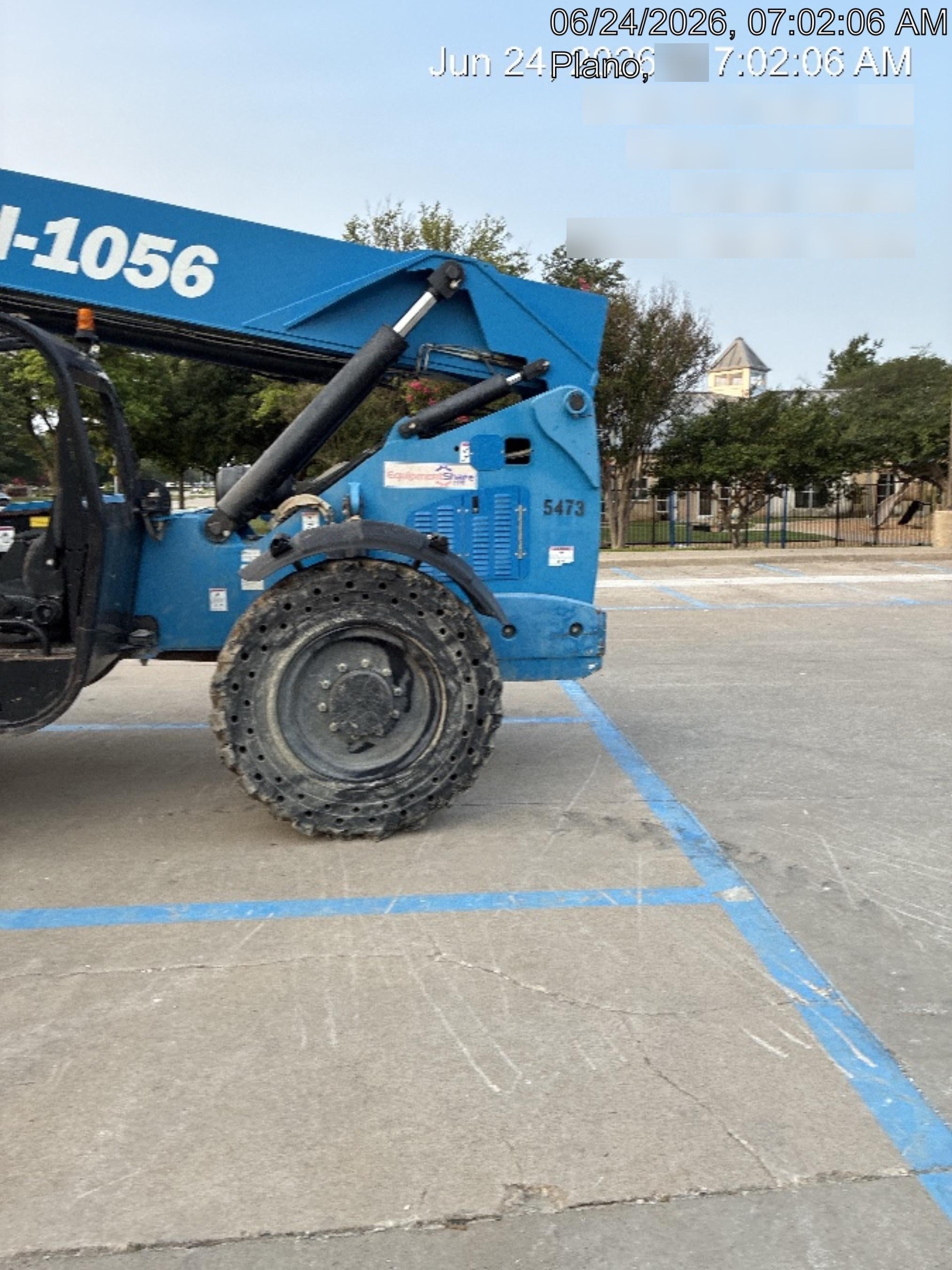 2017 Genie GTH-1056 Open Cab/Solid Tires