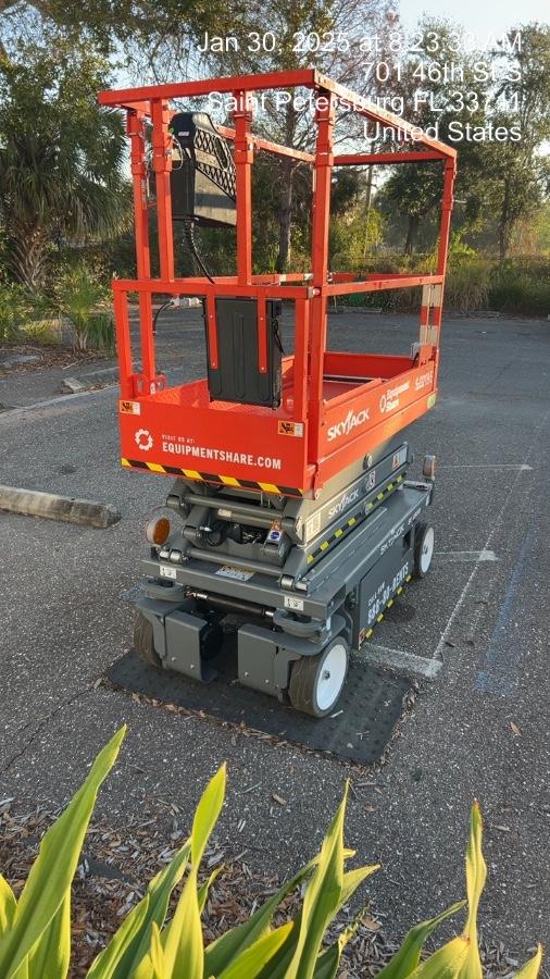 2024 Skyjack SJ3219 Electric Drive, Sld NM Tires, DBcns, RFRails, Power to Platform, T3 + Access Control