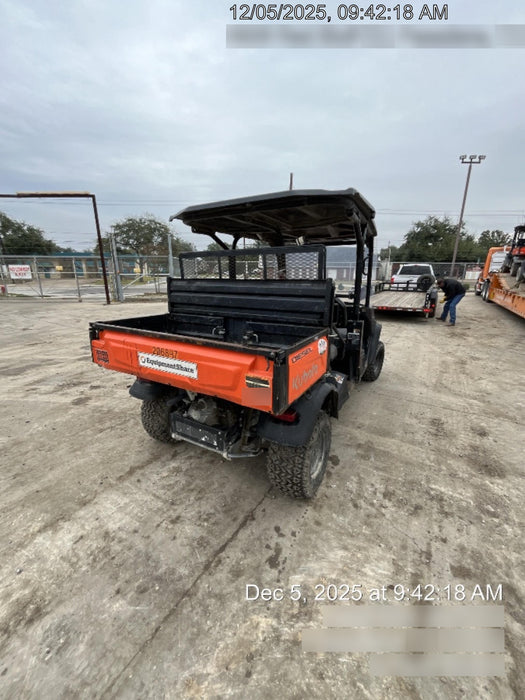 2022 Kubota RTV-X1140W-H Plastic Canopy, Windshield Acrylic Clear, LED Strobe Light, Wire Harness Kit, Back up Alarm