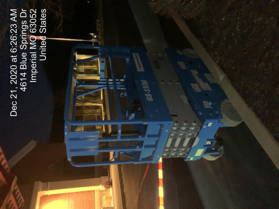 2020 Genie GS-1930 Solid Non Marking Tires, Beacon, Folding rails with half height swing gate