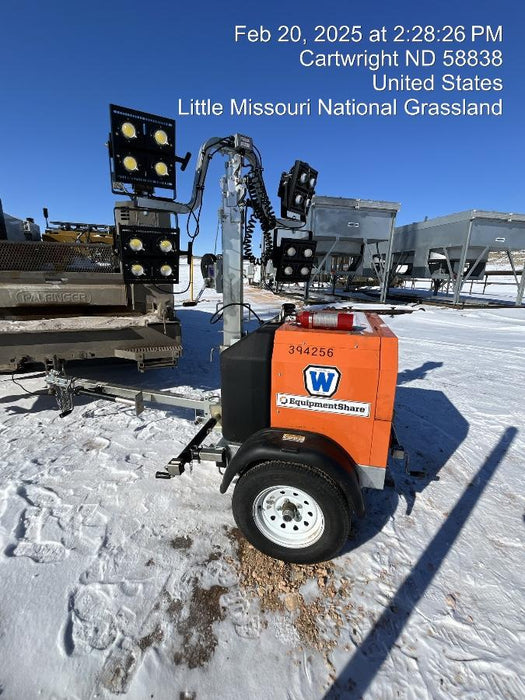 2024 Wanco WLTT-4MM4K Diesel, Deep Sea Controller, Shore Power Plug, Auto Start, (4) 350W LED Floodlights, 4kW Generator, 60 Gal Fuel Tank, 2" Ball, T3