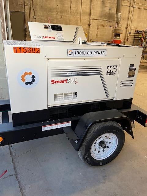2020 Multiquip DLW400ESA4 400 amp Welder, 14kW, 120/240V, T4F Kubota, Trailer