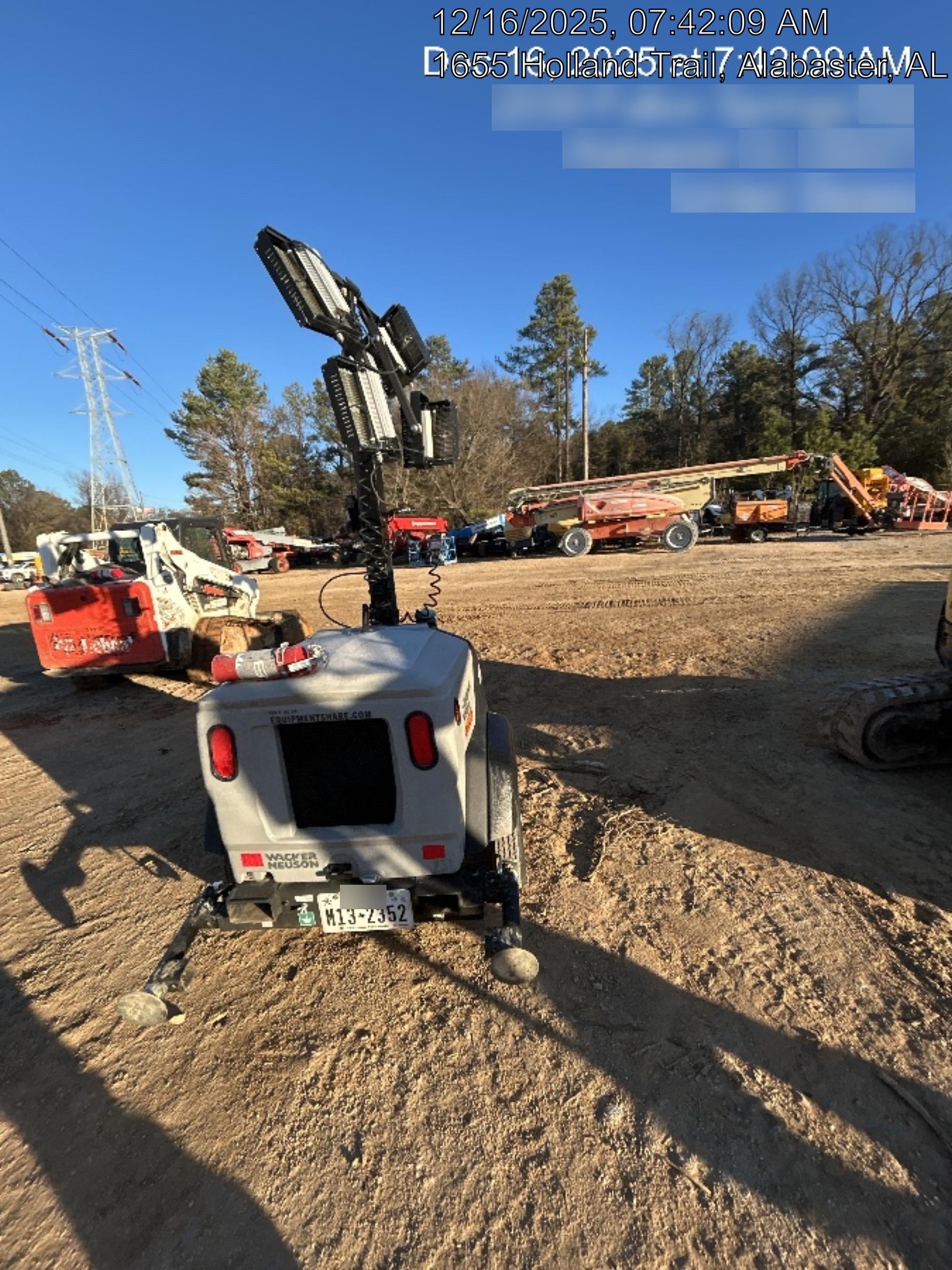 2024 Wacker Neuson LTT4 Diesel, Kohler KDW702, Deep Sea Controller, Auto Start, LED 320W, Bypass Outlet, T3