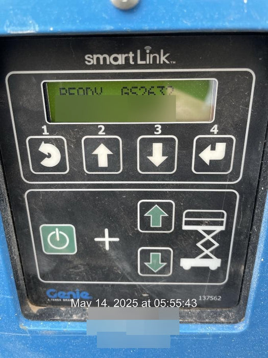 2019 Genie GS-2632 Folding rails with half height swing gate