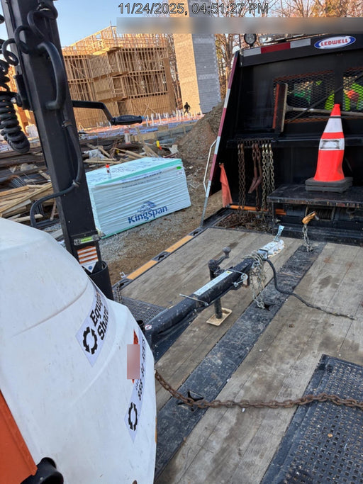 2021 Allmand NLV3GR (4) LED Light Fixture 350W, 23' Vertical Mast, 3kW Prime, Towable, Deep Sea L401, Leveling Jacks, Yanmar T4F 5.8hp