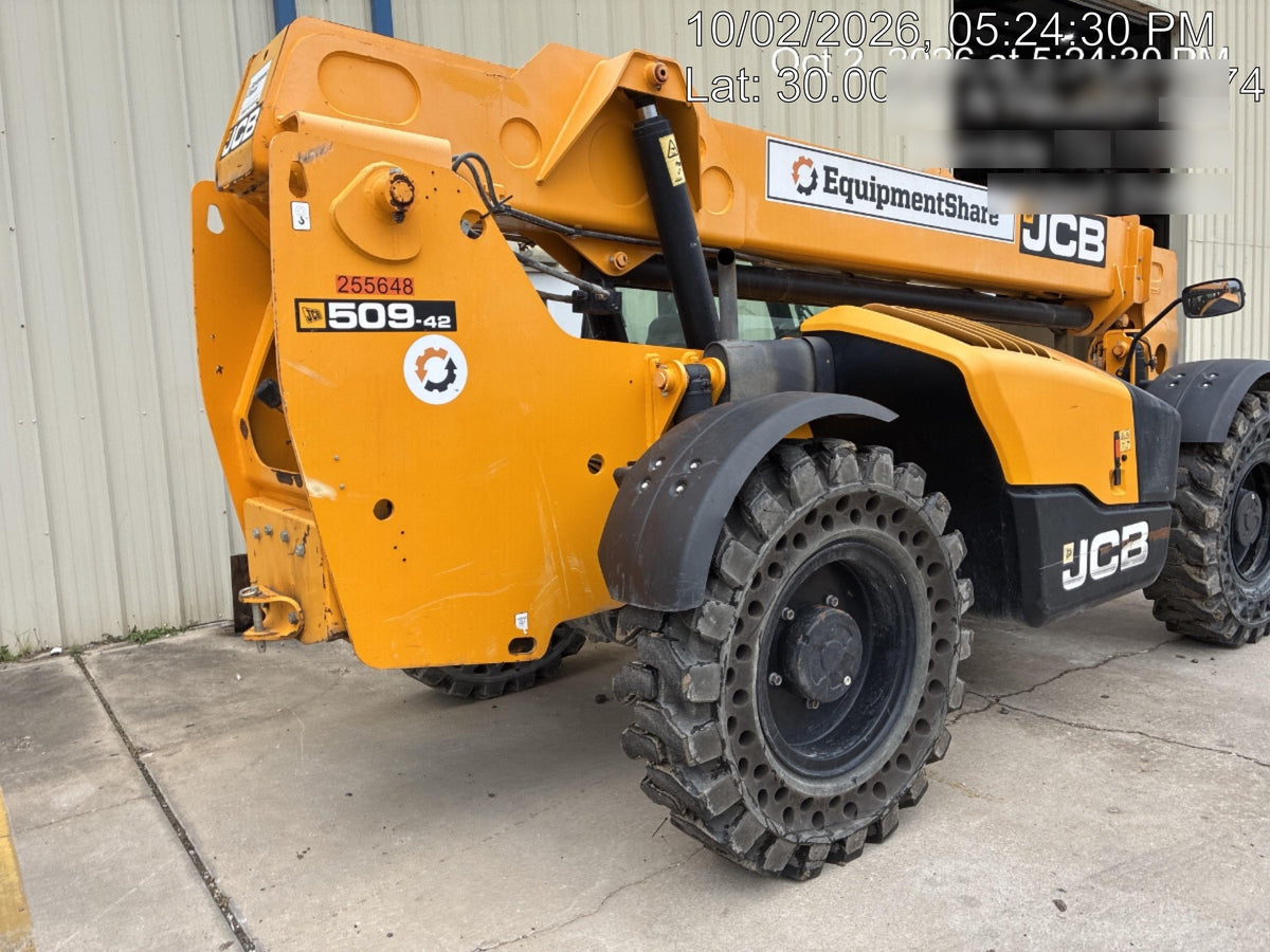 2022 JCB 509-42 74Hp Dsl, Cab/Heat/Air, Sld Tires, LED WL, Bcn, L Hook, EST