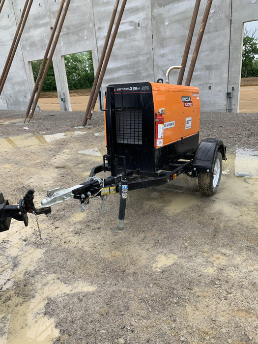 2021 Lincoln Electric Vantage 322 Vantage 322 Ready Pak 3 w/ Decals, ORANGE (includes trailer, cable rack, fender light kit) NO Telematics