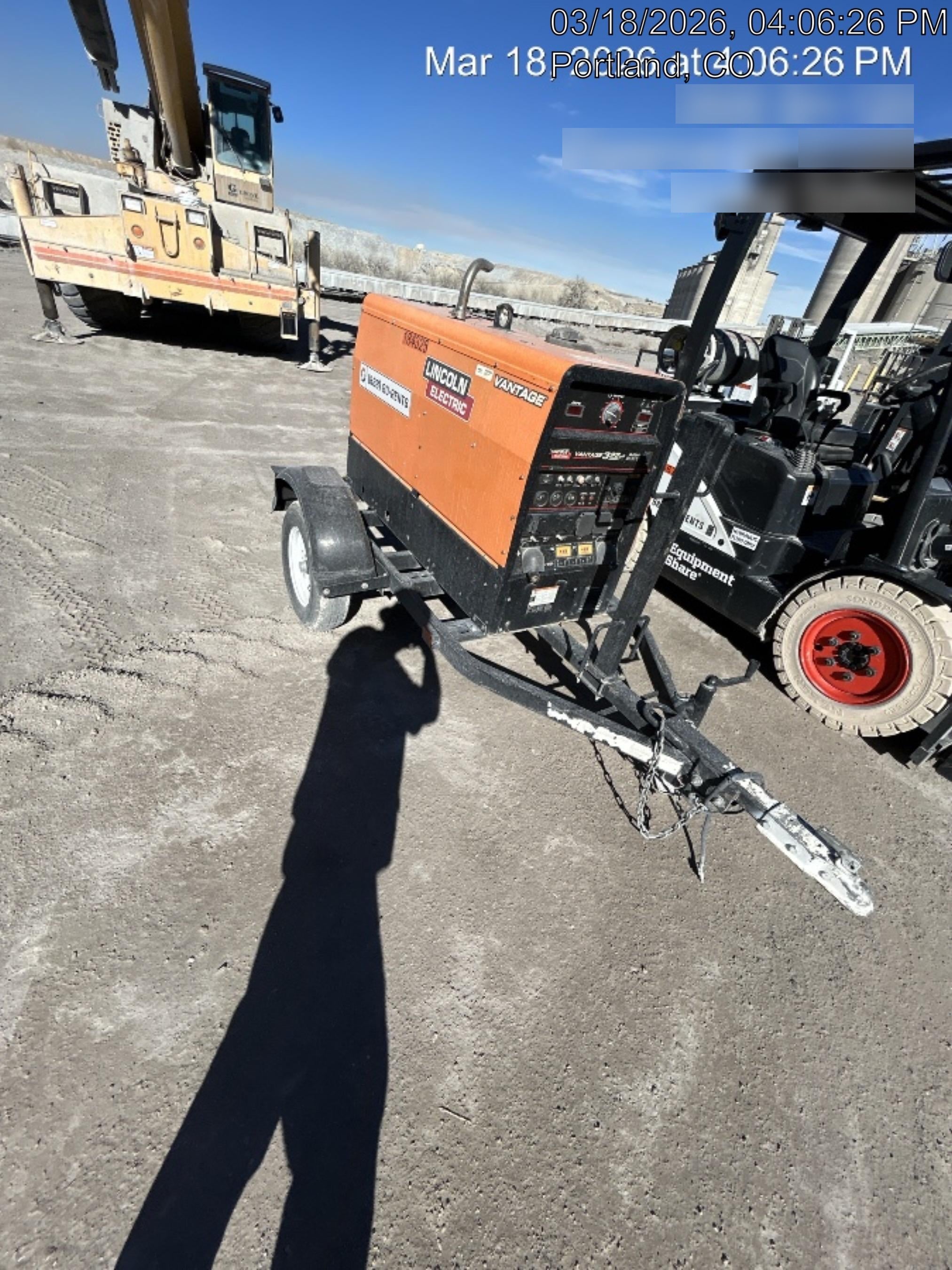 2021 Lincoln Electric Vantage 322 VANTAGE 322 READY-PAK 3
