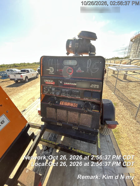 2021 Lincoln Electric Vantage 549X Ready Pak 3, ORANGE (includes trailer, cable rack, fender light kit)