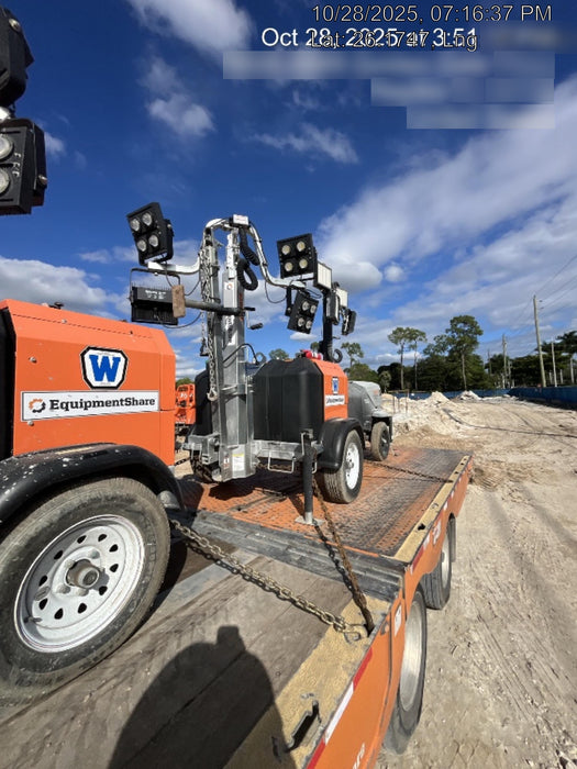 2023 Wanco WLTT-4MM4K Diesel, Deep Sea Controller, Shore Power Plug, Auto Start, (4) 350W LED Floodlights, 4kW Generator, 60 Gal Fuel Tank, 2" Ball, T3