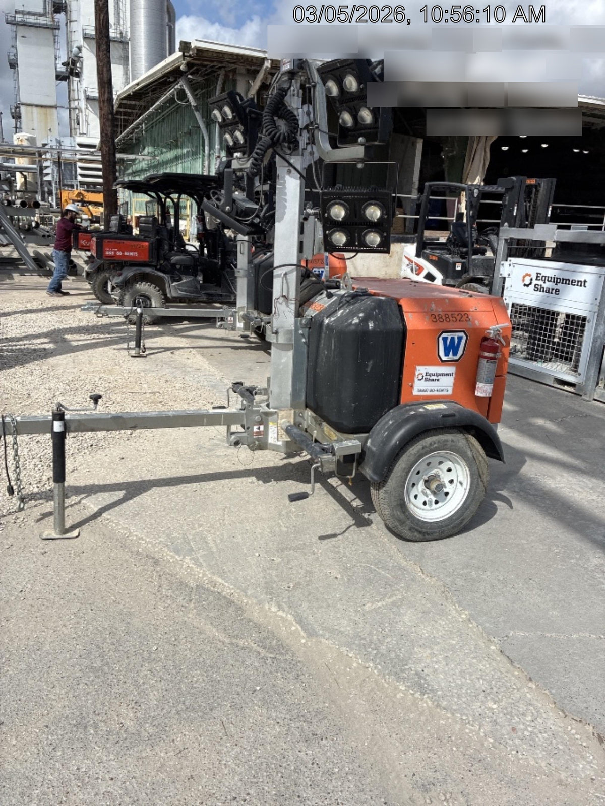 2024 Wanco WLTT-4MM4K Diesel, Deep Sea Controller, Shore Power Plug, Auto Start, (4) 350W LED Floodlights, 4kW Generator, 60 Gal Fuel Tank, 2" Ball, T3