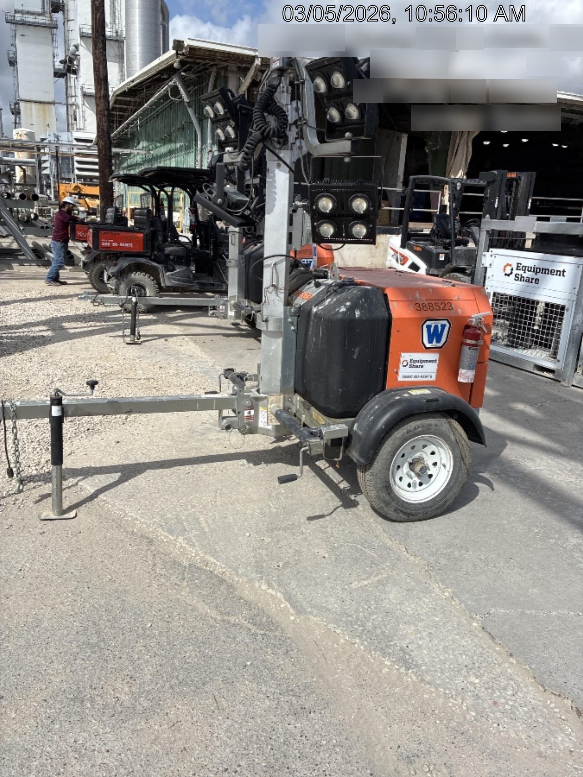 2024 Wanco WLTT-4MM4K Diesel, Deep Sea Controller, Shore Power Plug, Auto Start, (4) 350W LED Floodlights, 4kW Generator, 60 Gal Fuel Tank, 2" Ball, T3