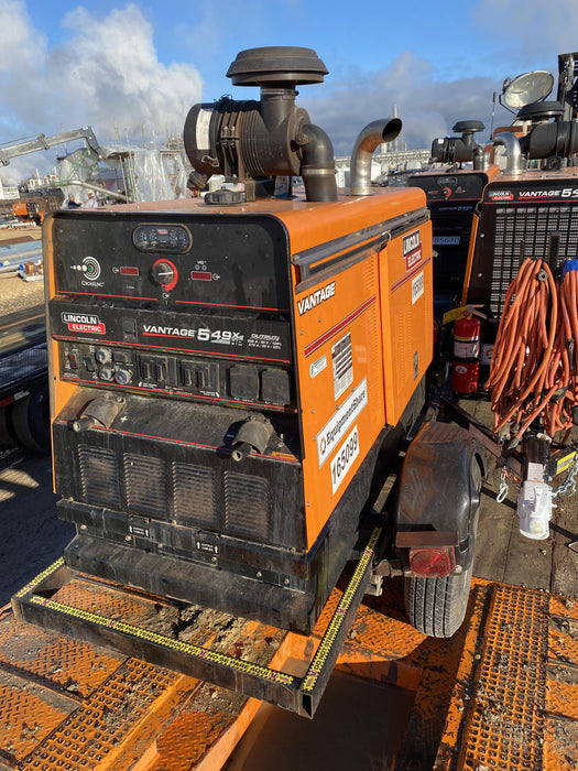 2021 Lincoln Electric Vantage 549X Ready Pak 3, ORANGE (includes trailer, cable rack, fender light kit)