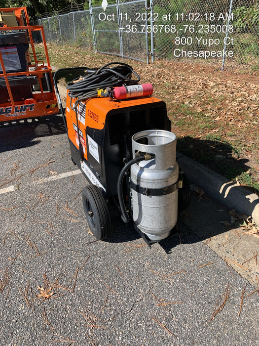 2021 Lincoln Electric Ranger 305 LPG LPG One-Pak (includes undercarriage, tank holder & tank strap) ORANGE