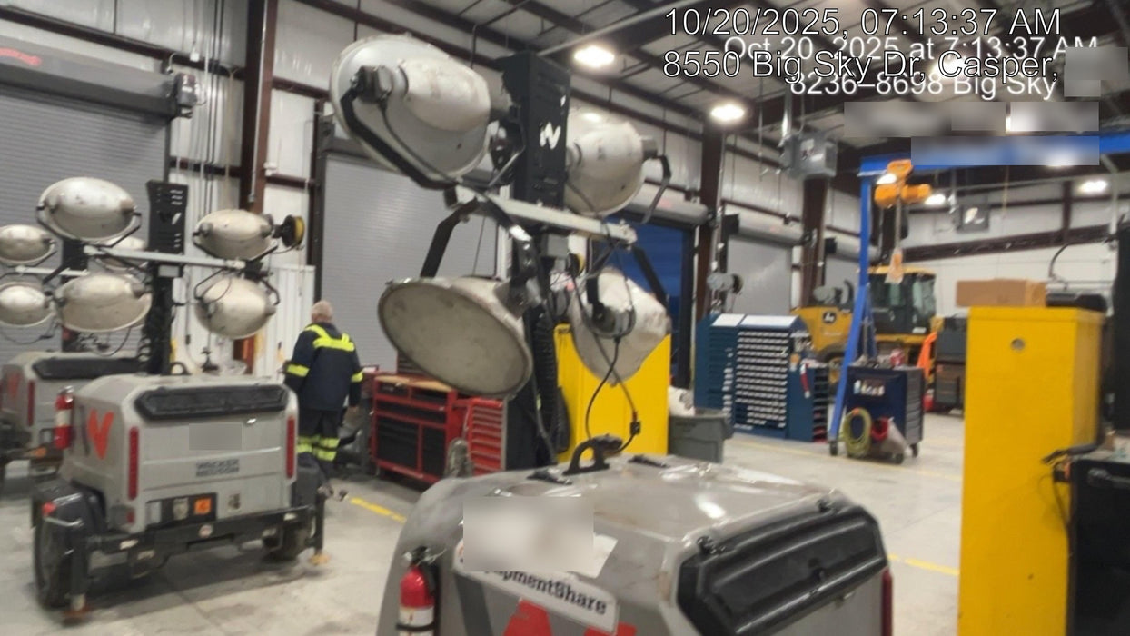 2019 Wacker Neuson LTV6L-MH Wacker Neuson LTV6L Mobile Light Tower w/Fuel Level Sensor Installed