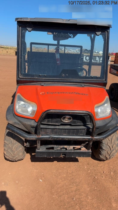 2019 Kubota RTV-X1140W-H 4wd Utility Cart, 4 Seat, Diesel, LED Strobe, Windshield Tempered Glass, Plastic Canopy, Wire Harness Kit, Backup Alarm