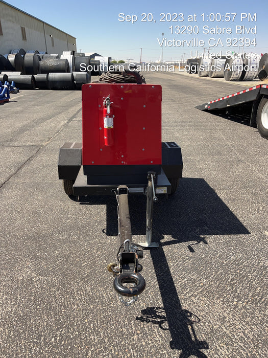 2022 Shindaiwa DGW400MDL Kubota D902 Engine, 23 HP, Dual Op Welder, Wire, Arc, Droop Stick, Tig, and CC Stick Functionality, Simulphase, 3 Phase and 1 Phase Gen Output, Single Axle NB Trlr, Slr Trckl Chrg 12V 12W, Fire Ext