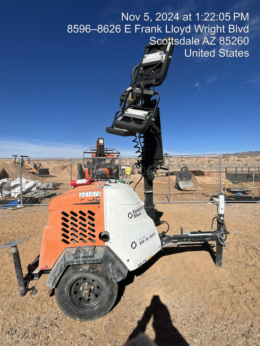 2023 Generac MLT2 Diesel, Flex Switch 120V Input, Powerzone Controller, (4) 320W LED Lights, 4kW Generator, 39.9 Gal Fuel Tank, 2" Ball, T3