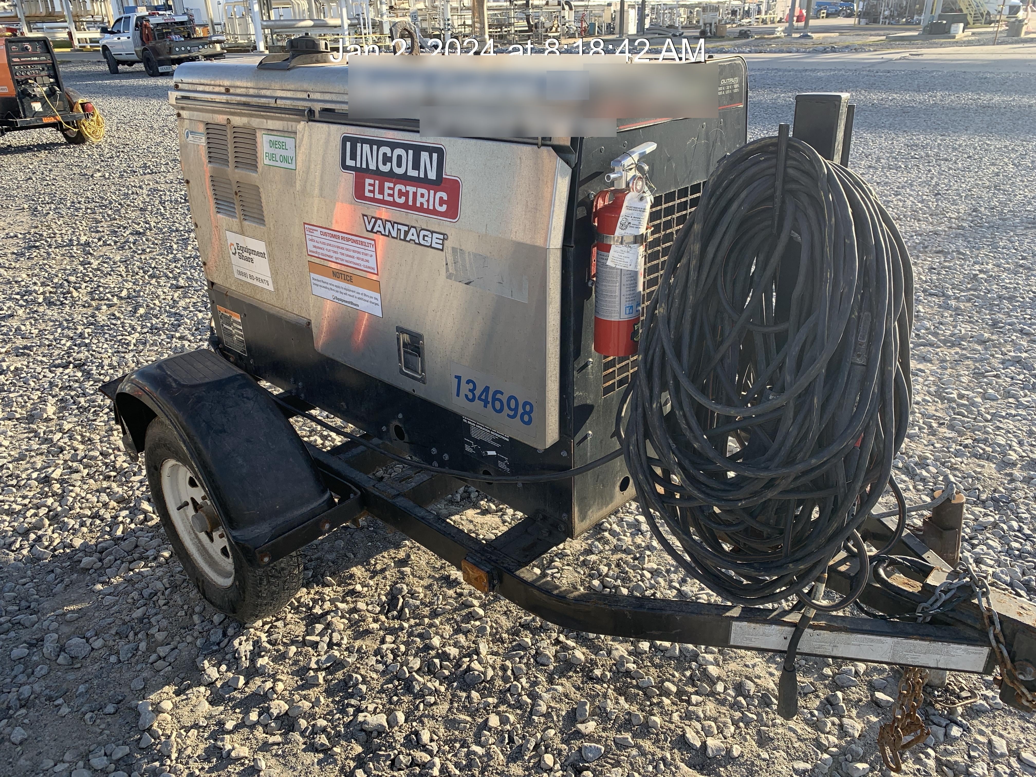 2021 Lincoln Electric Vantage 322 Ready Pak 3