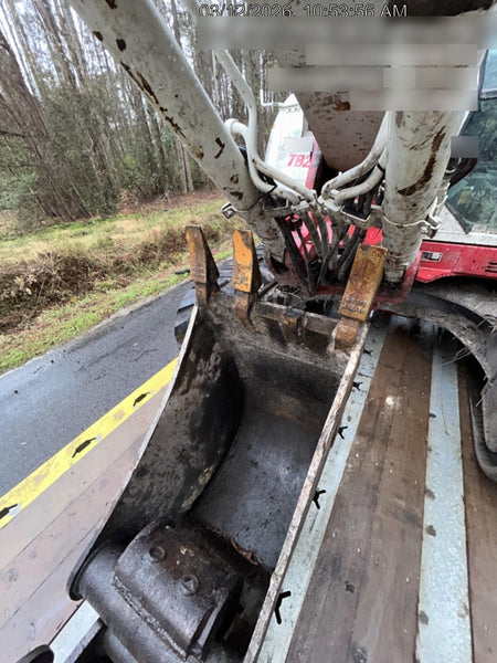 2019 Takeuchi TB290 Cab, AC, Rubber Tracks, Dozer Blade, Travel Alarm, Control Pattern Change Valve, Auxiliary Hydraulics w/18" Quick Coupler Bucket with teeth, 6.2 cu. ft. capacity/24" Quick Coupler Bucket with teeth, 8.6 cu. ft. capacity/36" Quick Coupler Bucket with teeth, 13.4 cu. ft. capacity, Quick Coupler, Hydraulic Thumb Installed