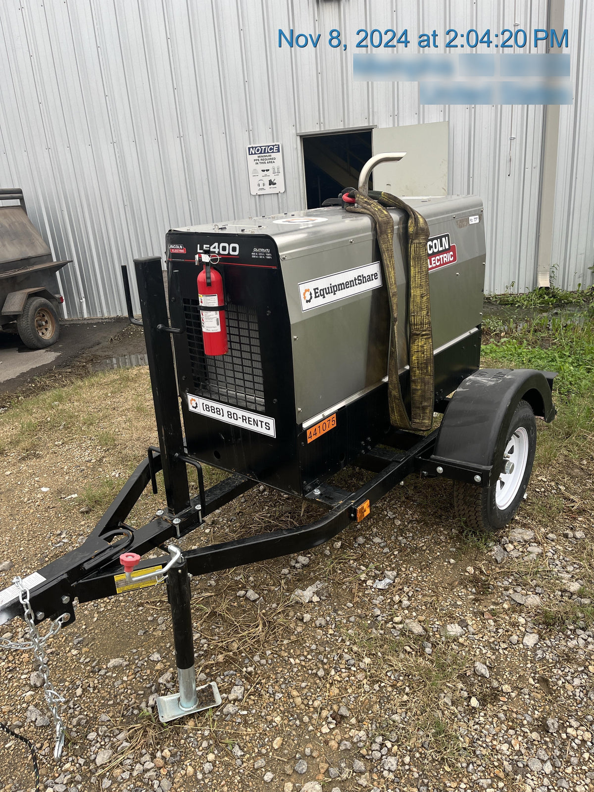 2024 Lincoln Electric LE400 Kubota V1505, Trlr, Cable Rack, Light Kit, ES Decals, T3