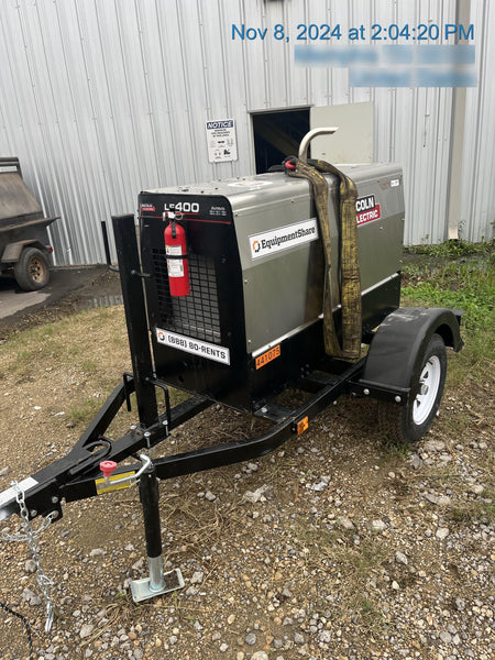 2024 Lincoln Electric LE400 Kubota V1505, Trlr, Cable Rack, Light Kit, ES Decals, T3
