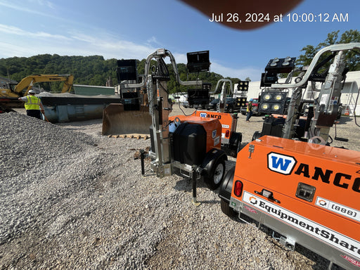 2024 Wanco WLTT-4MM4K Diesel, Deep Sea Controller, Shore Power Plug, Auto Start, (4) 350W LED Floodlights, 4kW Generator, 60 Gal Fuel Tank, 2" Ball, T3