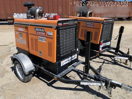 2022 Lincoln Electric Vantage 549X Crosslink Technology, Trailer Mounted, ES Decals, T3