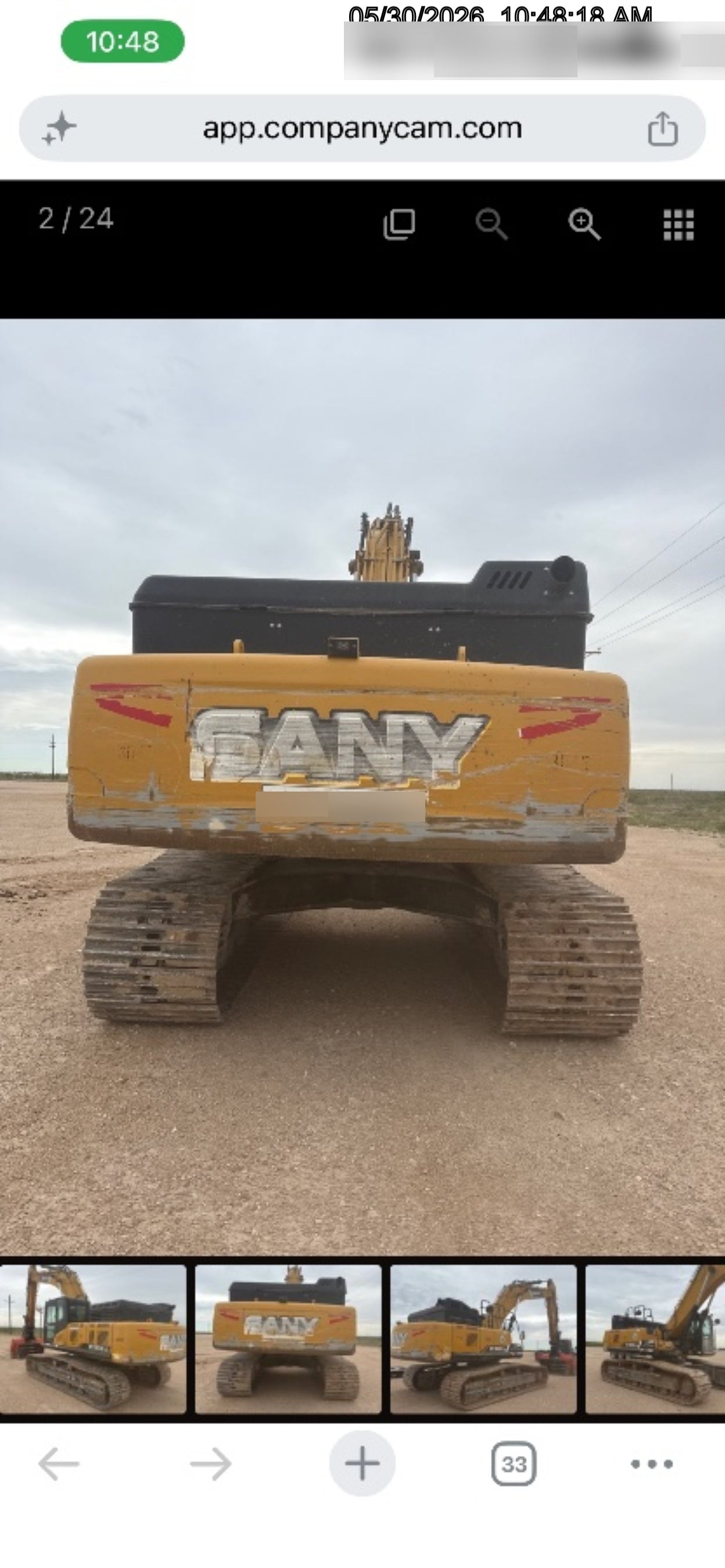2019 SANY SY265C LC