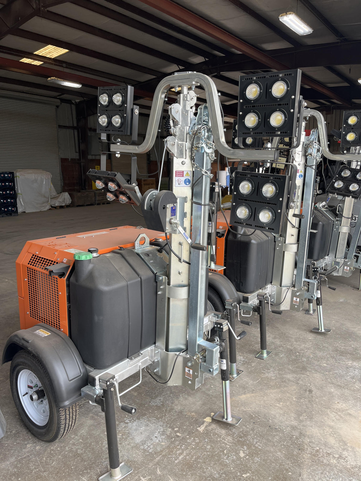 2024 Wanco WLTT-4MM4K Diesel, Deep Sea Controller, Shore Power Plug, Auto Start, (4) 350W LED Floodlights, 4kW Generator, 60 Gal Fuel Tank, 2" Ball, T3