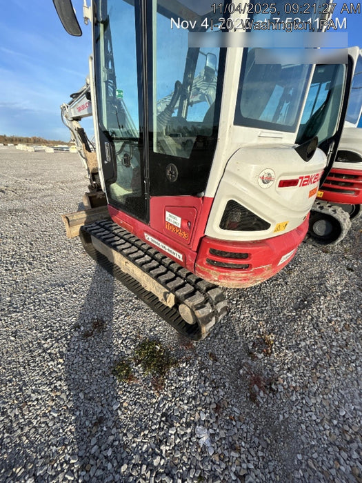 2020 Takeuchi TB235-2CR Cab/Heat/Air, Rubber Tracks, Manual TAG QC