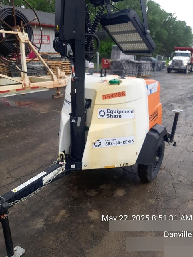 2024 Generac MLT2 Diesel, Flex Switch 120V Input, Powerzone Controller, 
(4) 320W LED Lights, 4kW Generator, 39.9 Gal Fuel Tank, 2" Ball, T3