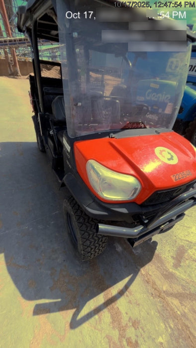 2022 Kubota RTV-X1140W-H Plastic Canopy, Windshield Acrylic Clear, LED Strobe Light, Wire Harness Kit, Back up Alarm