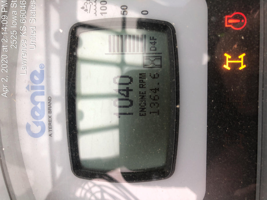 2018 Genie GTH-1056 Genie GTH-1056 w/Enclosed Cab w/HVAC, Work Lights, Solid Tires, Beacon, 60" Carriage and Forks