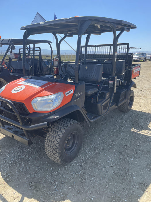 2022 Kubota RTV-X1140W-H Plastic Canopy, Windshield Acrylic Clear, LED Strobe Light, Wire Harness Kit, Back up Alarm