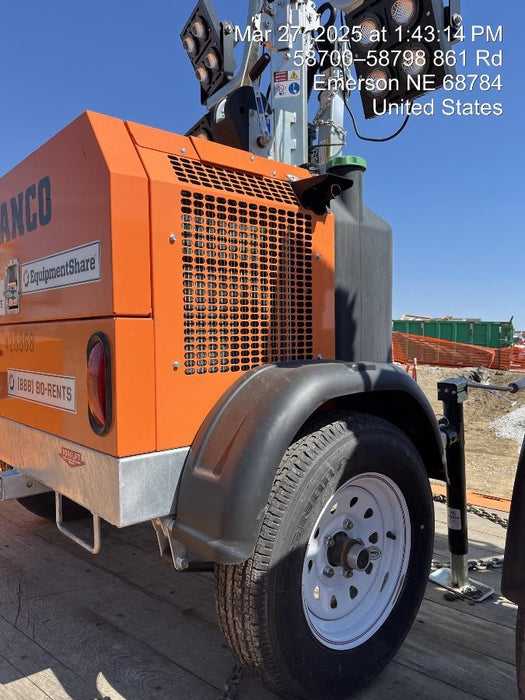 2024 Wanco WLTT-4MM4K Diesel, Deep Sea Controller, Shore Power Plug, Auto Start, (4) 350W LED Floodlights, 4kW Generator, 60 Gal Fuel Tank, 2" Ball, T3