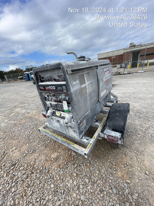 2024 Lincoln Electric LE400 Kubota V1505, Trlr, Cable Rack, Light Kit, ES Decals, T3