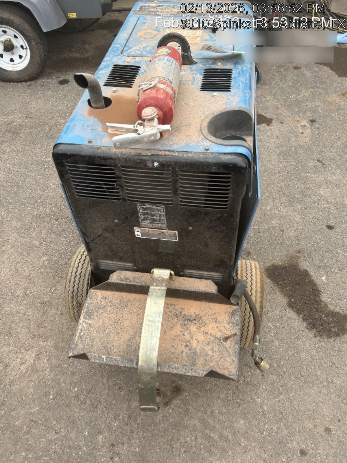 2019 Miller Electric BOBCAT 250 LP/Propane, Running Gear, Tank Bracket, Hose