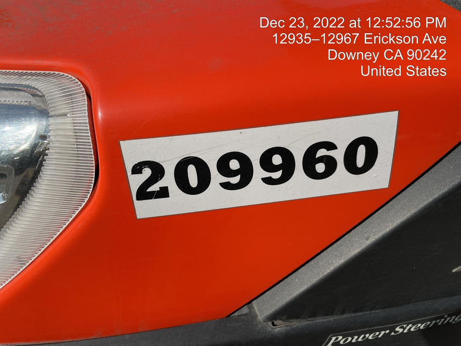 2022 Kubota RTV-X1140W-H Plastic Canopy, Windshield Acrylic Clear, LED Strobe Light, Wire Harness Kit, Back up Alarm