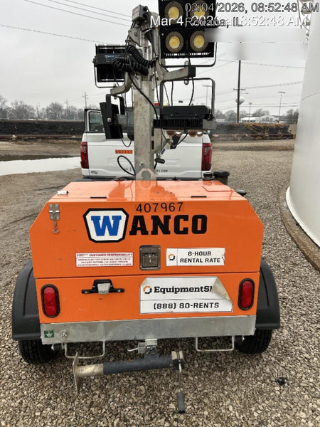 2024 Wanco WLTT-4MM4K Diesel, Deep Sea Controller, Shore Power Plug, Auto Start, (4) 350W LED Floodlights, 4kW Generator, 60 Gal Fuel Tank, 2" Ball, T3