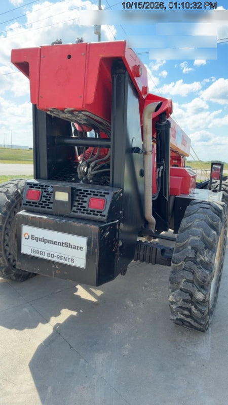 2019 Manitou MTA10055 Cab/Heat/Air, 120 HP, Solid Tires, Work Lights, Lift Hook, Auxiliary Hydraulics w/66" Carriage and 60" Forks